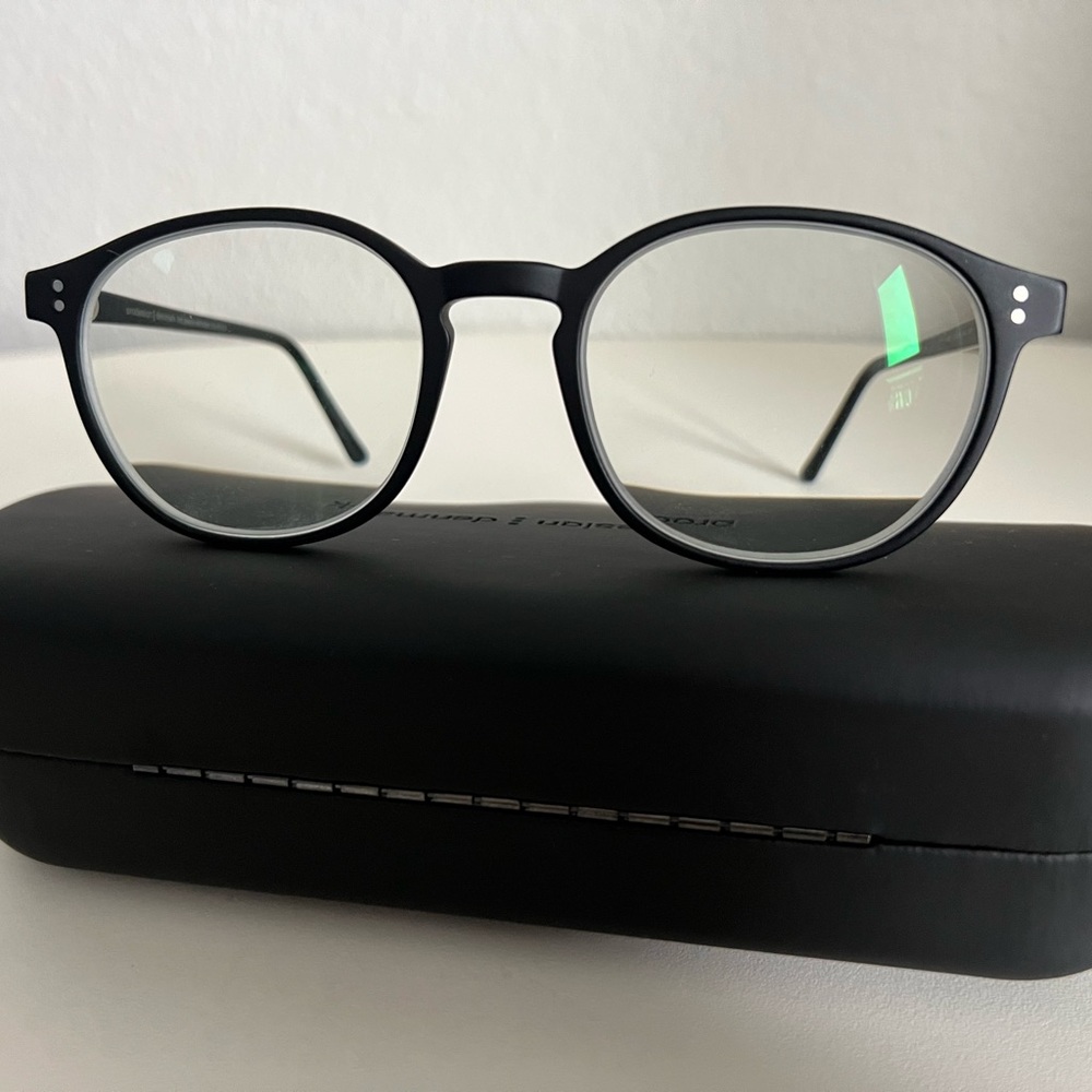 Prescription glasses frame prodesign denmark black matte